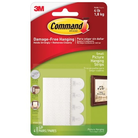 Bsc Preferred 3M 17202 Command Picture Hanging Strips - Small, 9PK BUY00012204